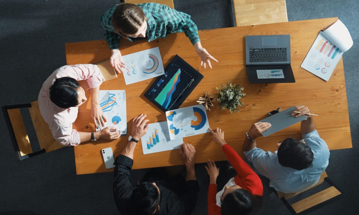 Enterprise team using digital technology